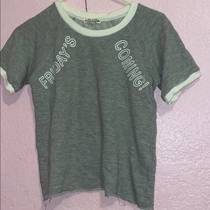 Friday’s coming! Gray shirt